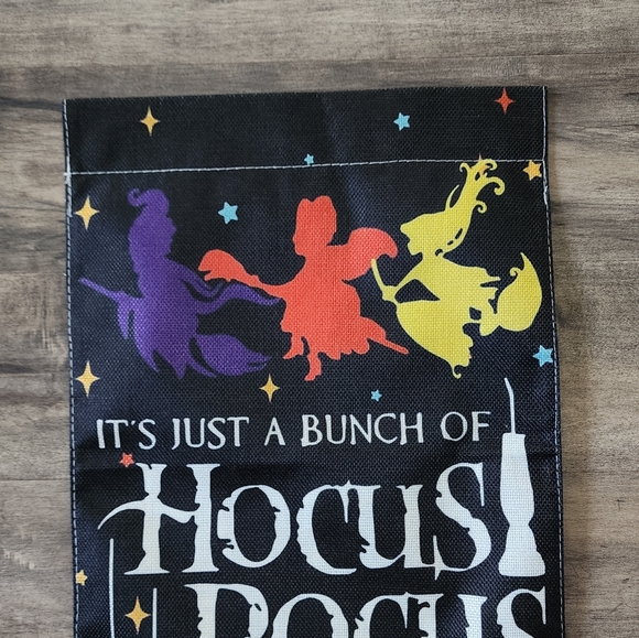Hocus Pocus Themed Halloween Spooky Garden Flag NWOT - Picture 8 of 12